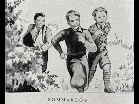 Sommarlov Ur Lek och Allvar År 1933 Gunnar Petersén Illustrerad