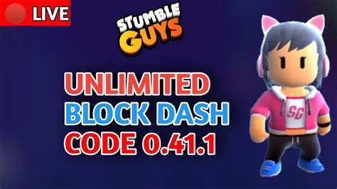 Unlimited Block Dash Stumble Guys Live Stumble Guys Unlimited Bd Code