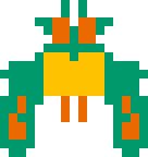 Boss Galaga Pixel Art