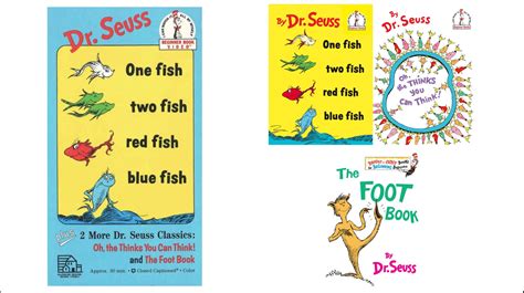 Dr Seuss Beginner Book Video One Fish Two Fish Red Fish Blue Fish