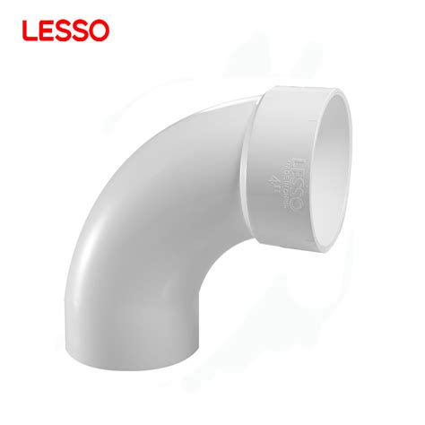 Lesso Astm Standard Pvc Dwv Fittings Degree Long Sweep Elbow China