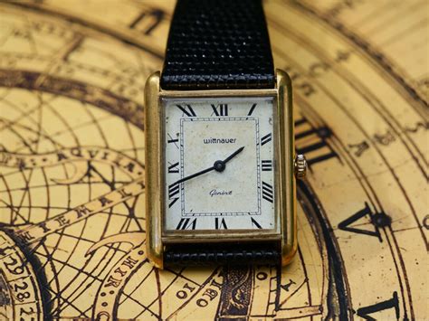 Wittnauer Geneve Swiss Large Tank Watch Men's Wristwatch - Etsy