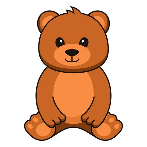 Cute Cartoon Bear Illustration 20273547 Vector Art At Vecteezy