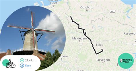 Eeklo Sluis Recreatieve Fietsroute RouteYou