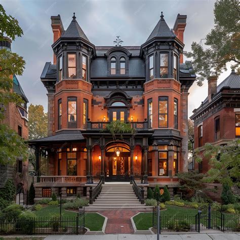 Describe a Victorianera mansion restored to its original grandeur