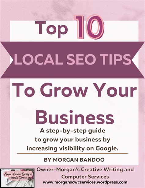 Benefits of Google My Business – Morgan's Creative Writing and Computer