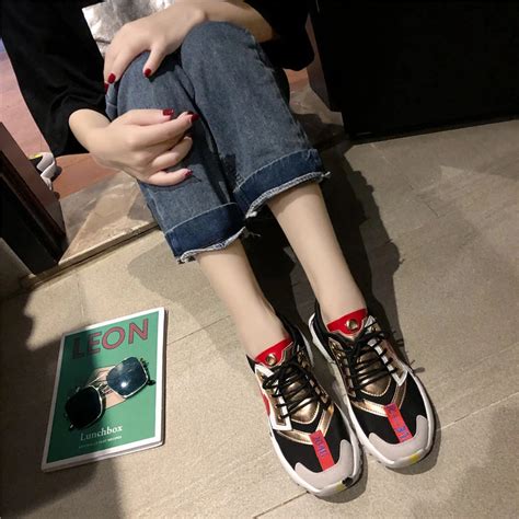 Women Vulcanized Shoes Comfortable Round Head Lace Up Casual Sneakers