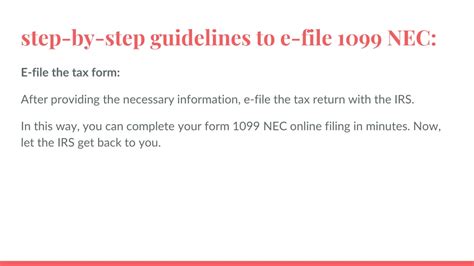 PPT - 1099 NEC Deadline - 1099 NEC Form 2022 - Tax 1099 PowerPoint ...