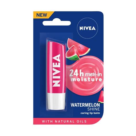 Nivea Watermelon Shine Caring Lip Balm 4 8g Amazon Pantry