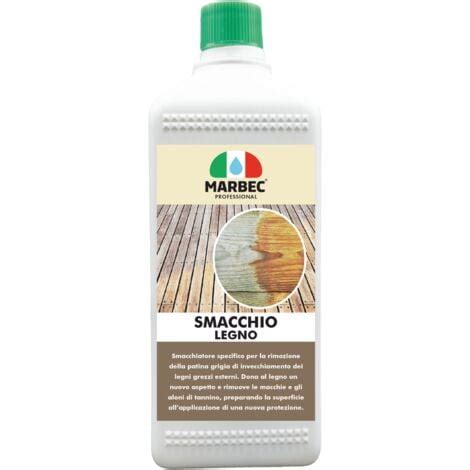 Marbec Smacchio Legno Lt Detergente Smacchiatore Specifico Per Legno