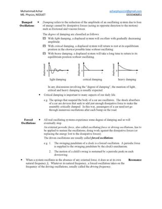 Forced oscillation | PDF