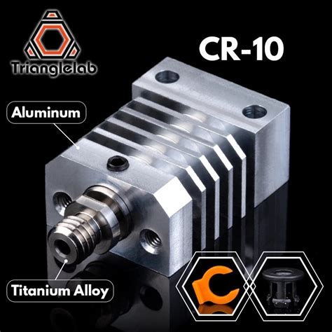 Trianglelab Cr10 Heatsink All Metal Hotend Upgrade Kit For Cr 10 Ender3