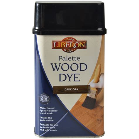 Liberon 014377 Palette Wood Dye Dark Oak 500ml Rapid Online