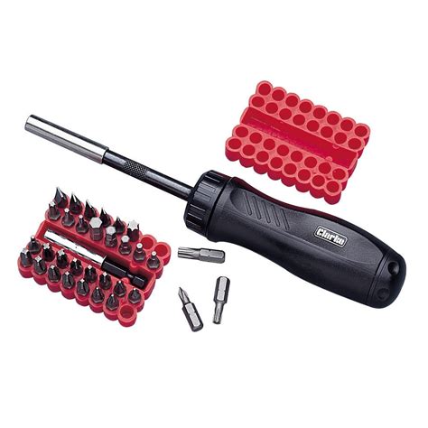 Clarke CHT 343 34 Piece Gearless Screwdriver Kit Machine Mart