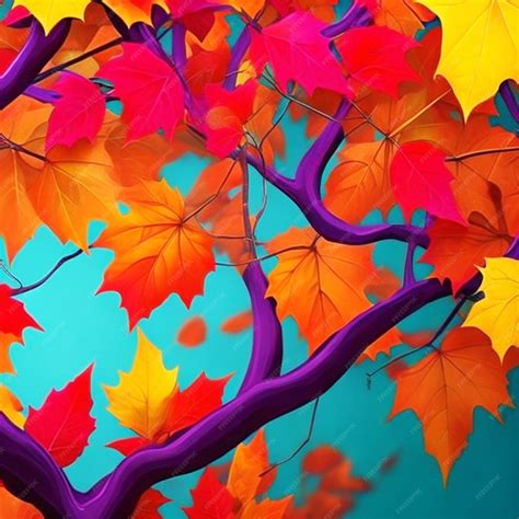 Premium AI Image | Fall leaf autumn wallpaper