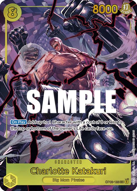 Optcg Products Op P Charlotte Katakuri