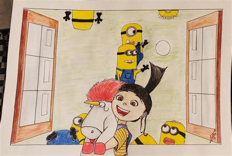 Agnes and minions by Saiyukie on DeviantArt