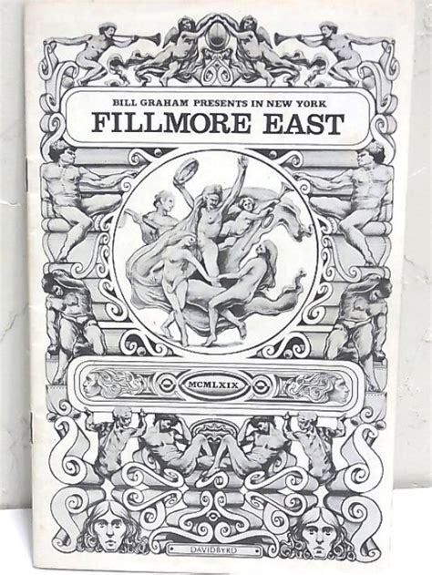 Fillmore East Bill Graham Original Program Featuring Procol