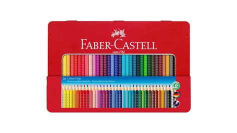 Faber Castell Farbstifte Colour Grip 36 Farben Metalletui