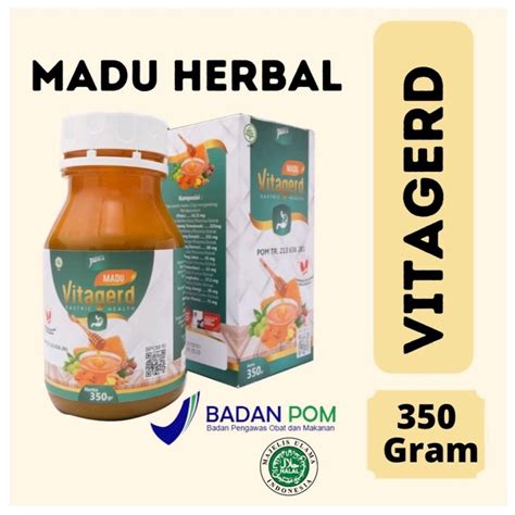 Jual Madu Vitagerd Herbal Obat Gerd Dan Asam Lambung Original Asli Ori