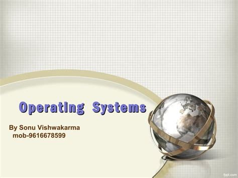 Operating System Presentation Ppt