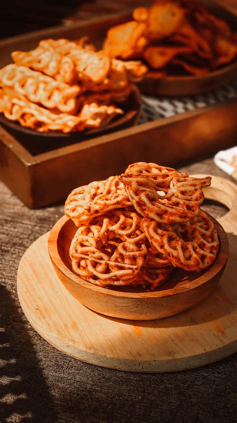 Food Laid Out on a Blue Tablecloth · Free Stock Photo