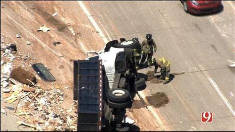 Crews Respond To Rollover Crash On Broadway Extension In Nw Okc