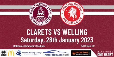 Chelmsford City F.C. - Event - Chelmsford City FC V Welling United