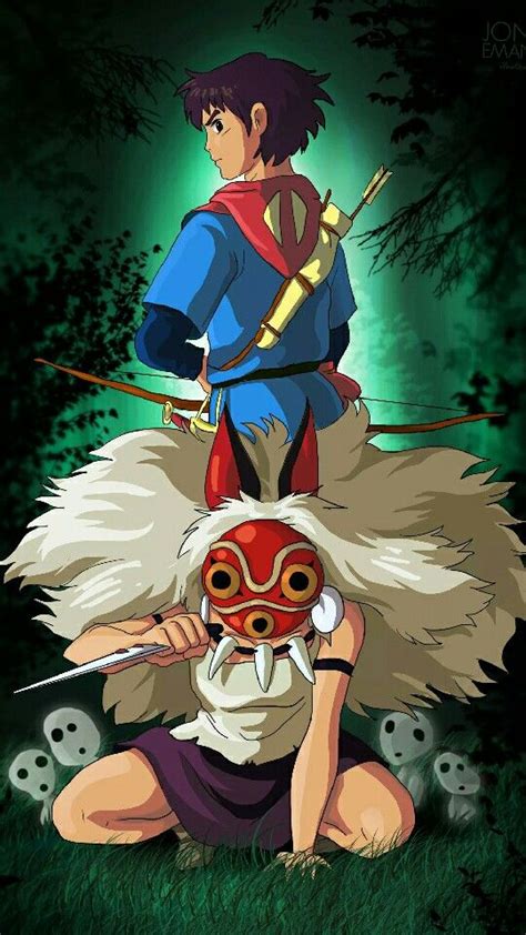 Pin De L Via En Pap Is De Parede La Princesa Mononoke Princesa