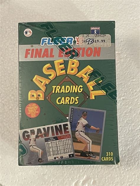 1993 Fleer Final Edition Baseball 310 Card Factory Sealed Factory Set