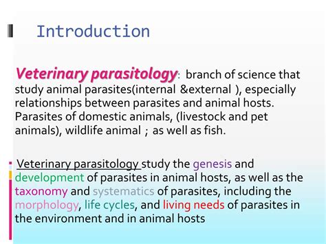 Ppt Introduction To Parasitology Powerpoint Presentation Free Download Id 8914371