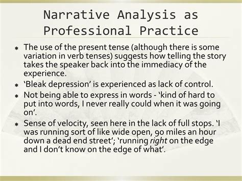 Ppt Narrative And Thematic Analysis Powerpoint Presentation Free