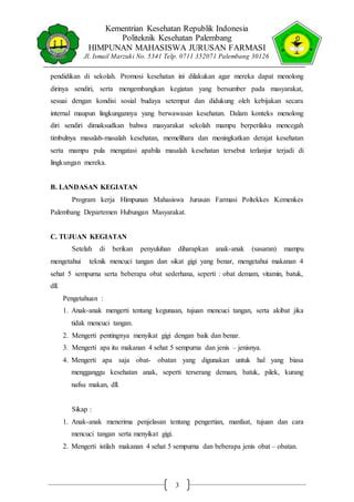 Proposal Kegiatan Promosi Dan Penyuluhan Pdf