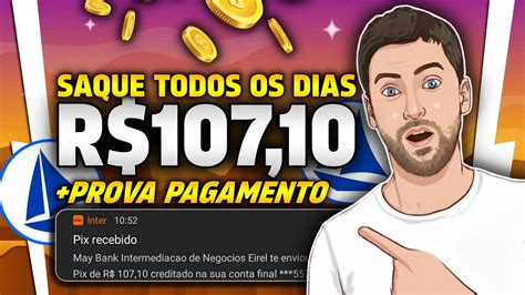 Plataforma PAGANDO R 107 10 Via PIX Prova De Pagamento YouTube