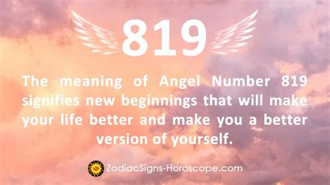 Angel Number 819 Meaning: A New Start | 819 Numerology