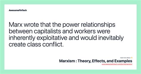 Marxism Theory Effects And Examples Awesomefintech Blog