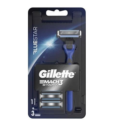 Gillette Mach3 Start Tıraş Makinesi 3 Yedek Bıçak Bluestar