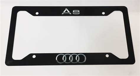 Audi A8 License Plate Frame Custom Creations