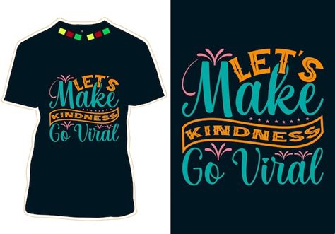 Premium Vector World Kindness Day T Shirt Design