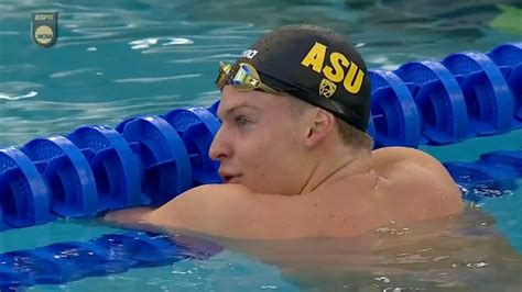 Asu S L On Marchand Shatters Im Record At Ncaa Championships