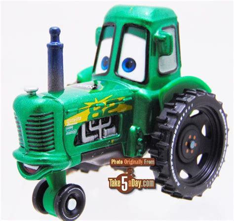 Mattel Disney Pixar CARS Rev N Go Shiny Wax Tractor Pixar Cars