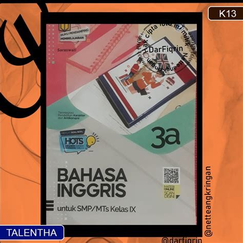 Jual Lks Bahasa Inggris Kelas 8 9 Semester 1 Smp Mts K13 Rev 2018