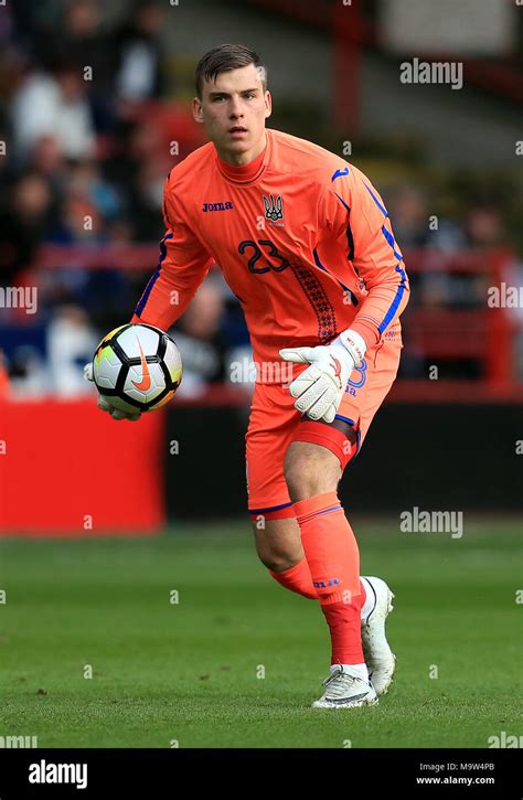 Ukraine U21's Andriy Lunin Stock Photo - Alamy