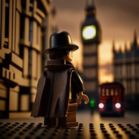 Lego Sherlock Holmes Rmidjourney