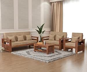 Mamta Furniture Solid Sheesham Wood Seater Sofa Set For Living Room