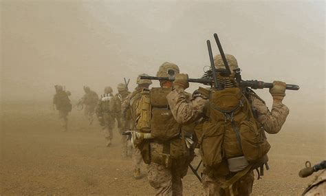 Marine Infantry In Combat