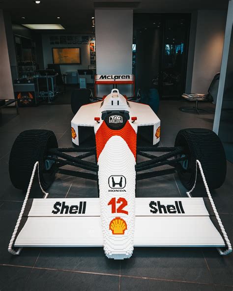 Life-size LEGO Icons 10330 McLaren MP4/4 officially revealed