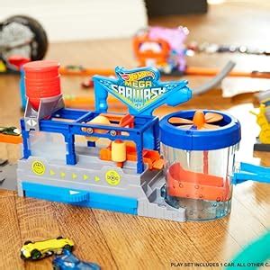 Hot Wheels City Autolavado Pista De Juguete Para Ni Os De A Os En Adelante Amazon Mx