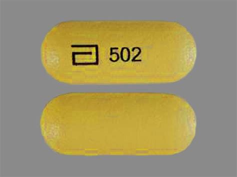 Pill Finder: a 502 Yellow Capsule-shape - Medicine.com