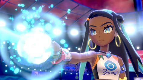 Pokemon Sword And Shield Hulbury Gym Gym Leader Nessa Youtube